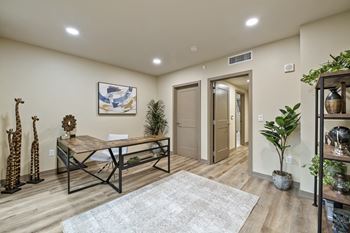 Wood plank style flooring